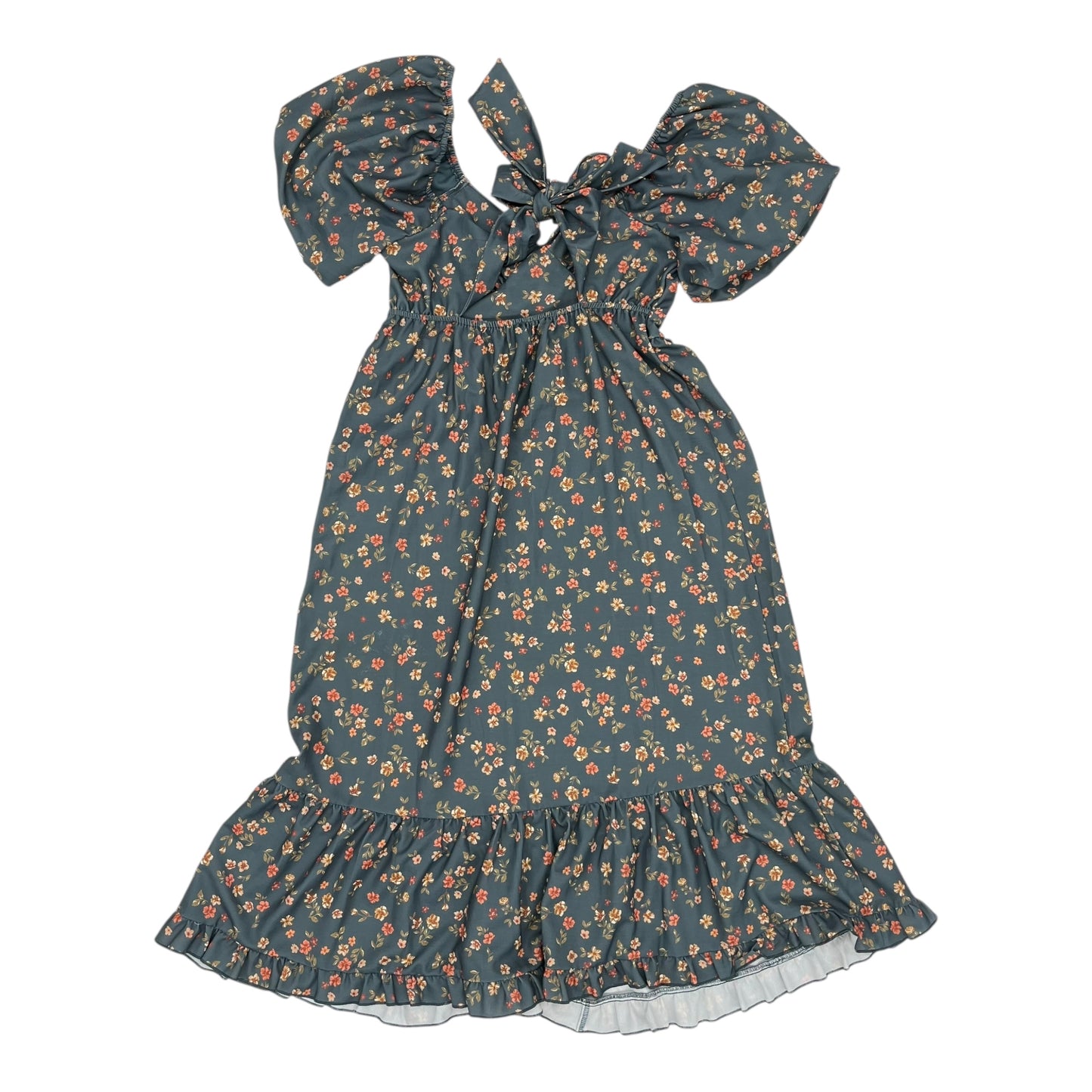 Dress Casual Midi By Cme In Green, Size:S