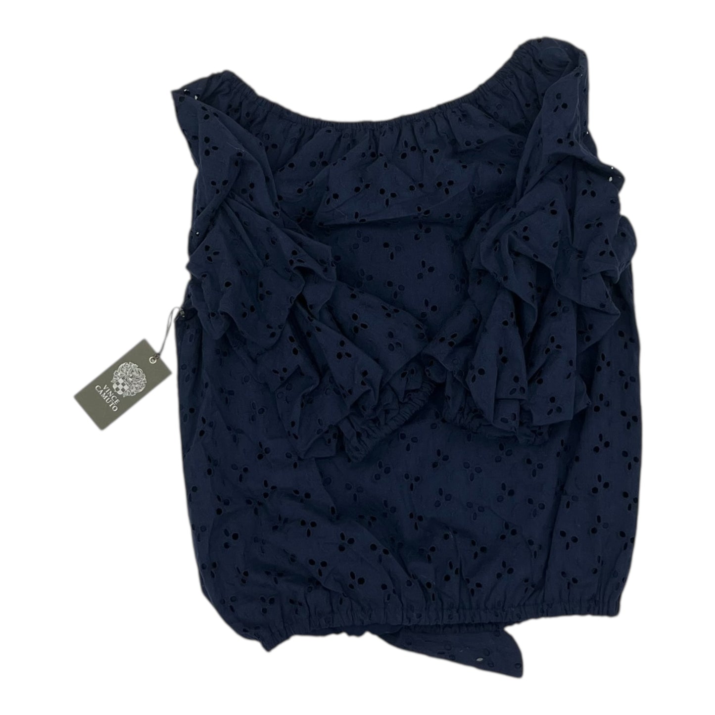 Top 3/4 Sleeve By Vince Camuto In Blue, Size:S