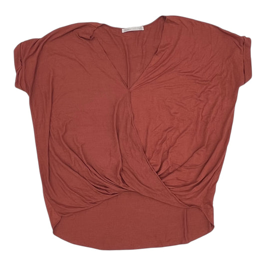 Top Ss By Double Zero In Orange, Size:1X