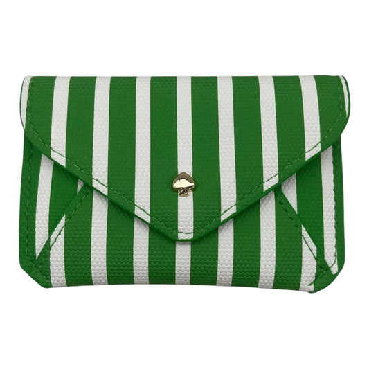 Wallet Designer By Kate Spade In Green & White, Size:Small