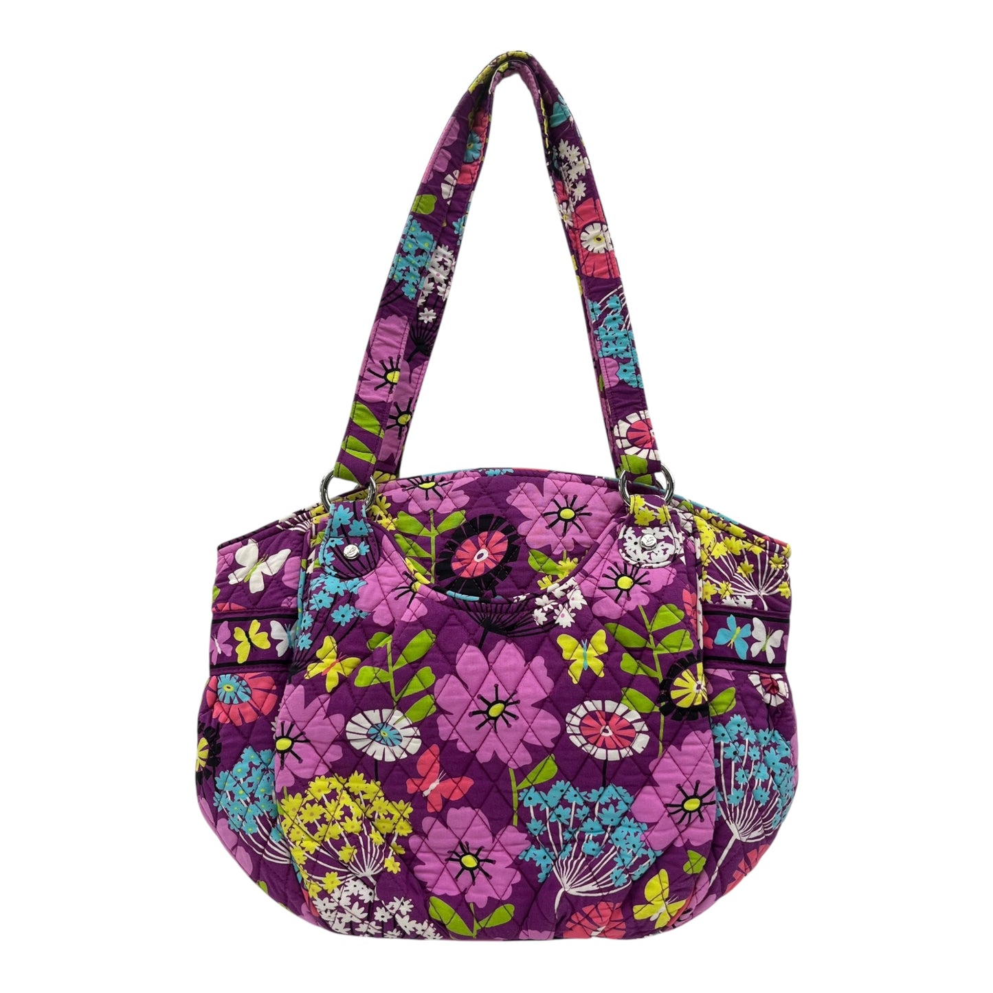 Handbag By Vera Bradley In Purple, Size:Medium