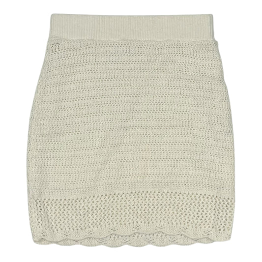 Skirt Mini & Short By Abercrombie And Fitch In Cream, Size:Xs