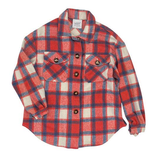 Jacket Shirt By Cme In Plaid Pattern, Size:S