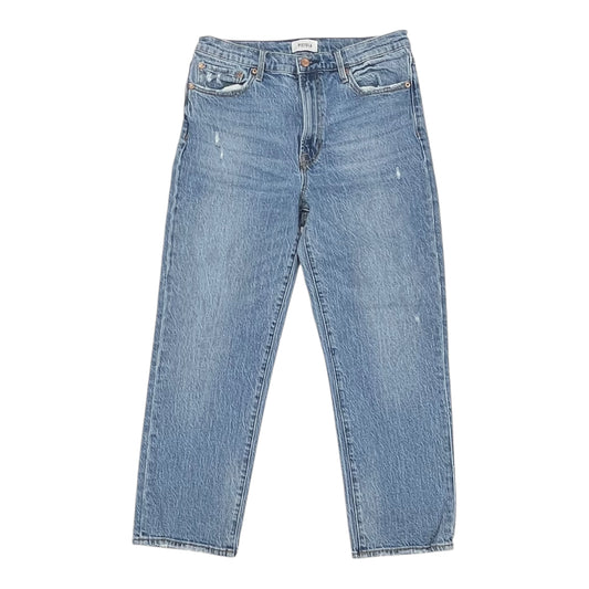 Jeans Straight By Pistola In Blue Denim, Size:10