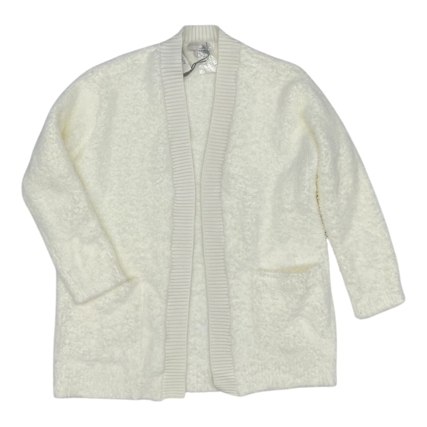 Sweater Cardigan By Barefoot Dreams In Cream, Size:M