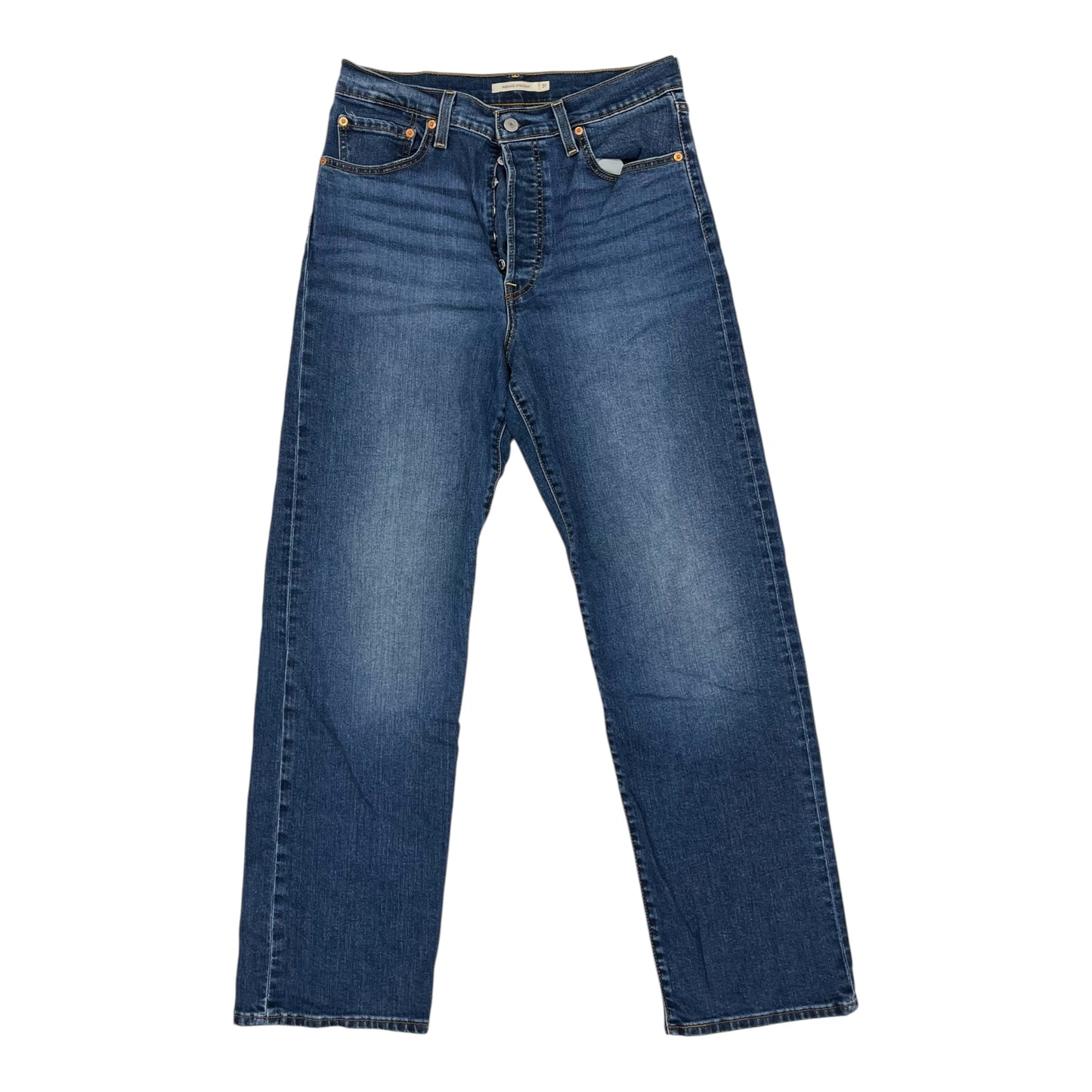 JEANS STRAIGHT by LEVIS In BLUE DENIM, Size: 12