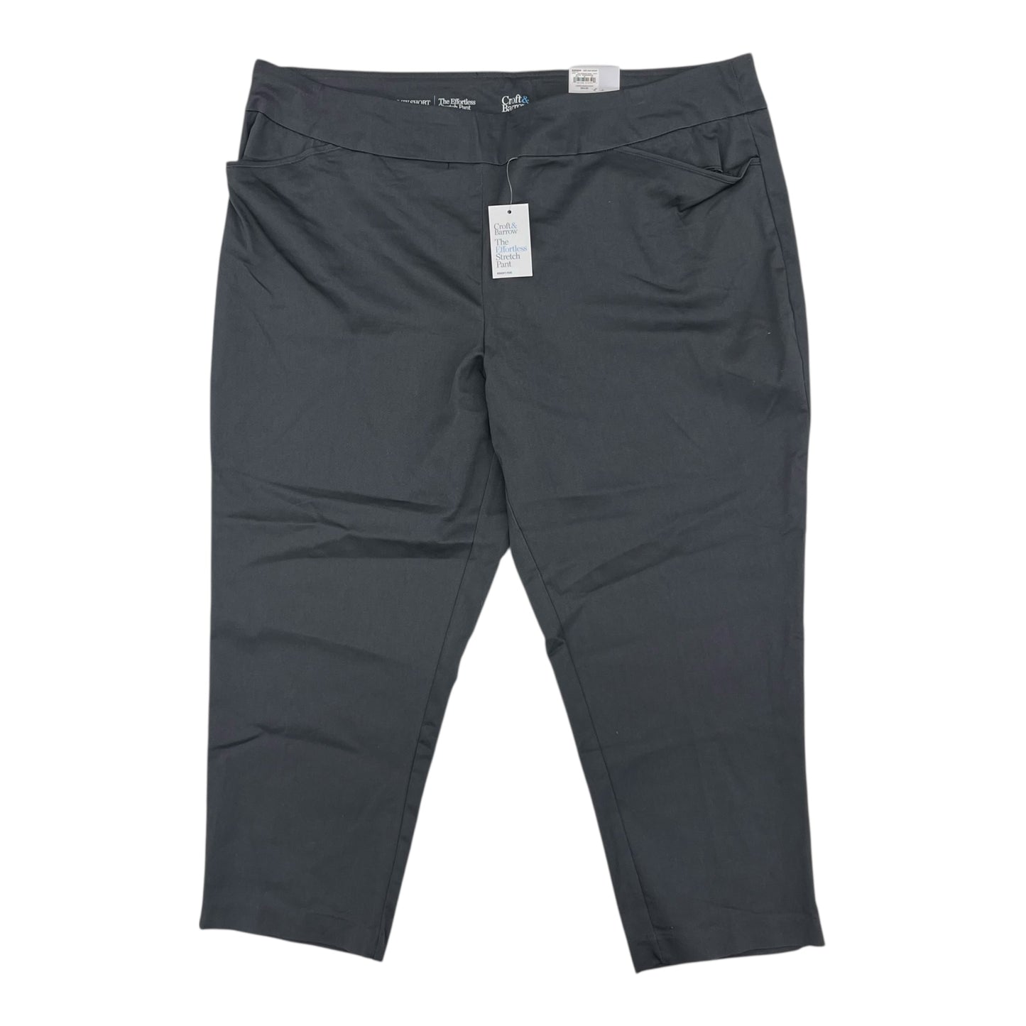 Pants Chinos & Khakis By Croft And Barrow In Grey, Size:24