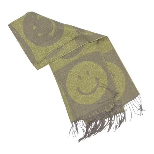 Scarf Winter By Clothes Mentor In Tan & Yellow