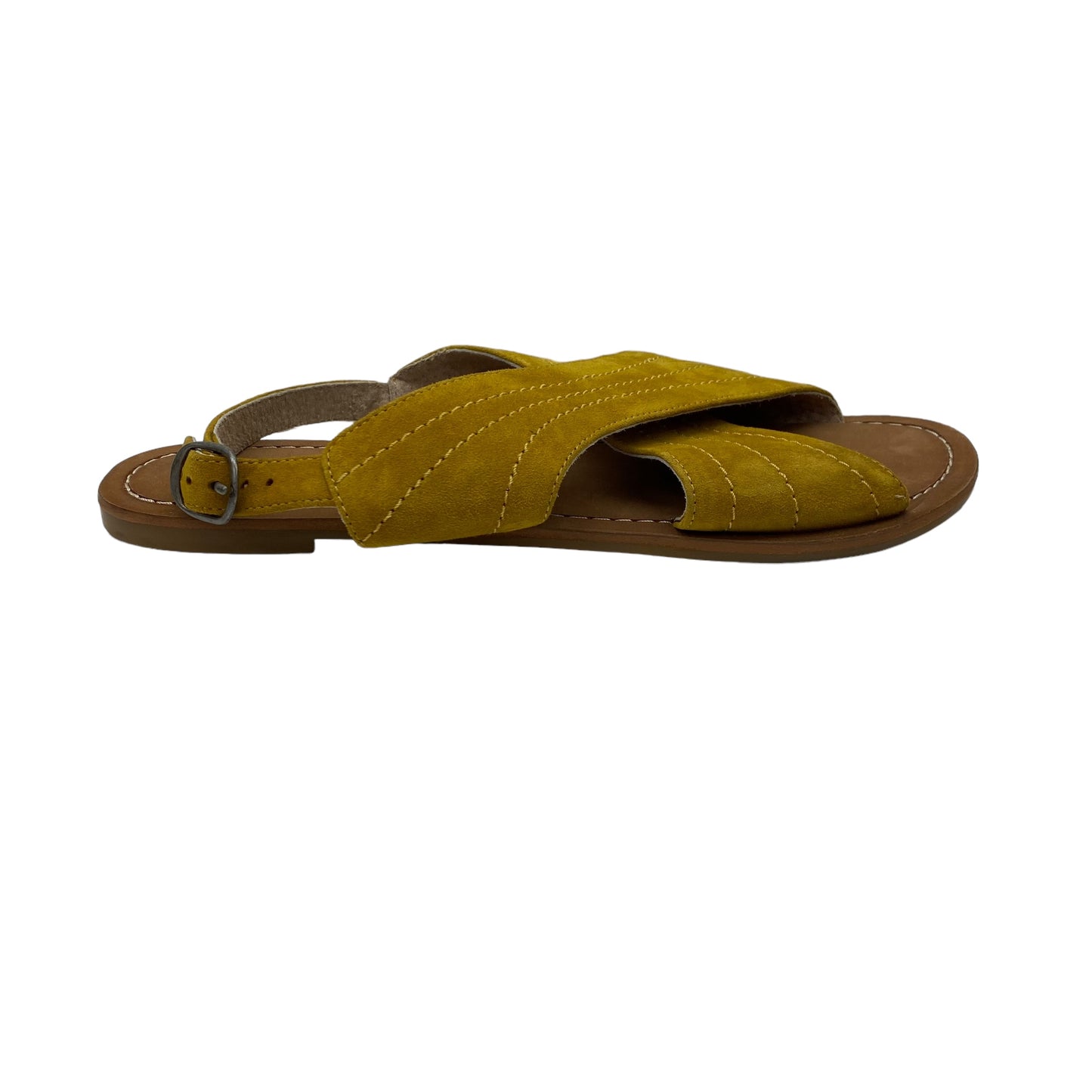 YELLOW SANDALS FLATS by FATFACE Size:9.5