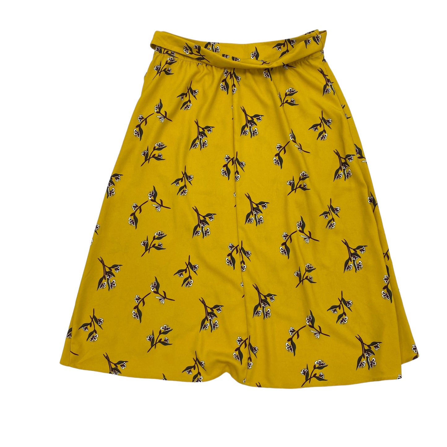 YELLOW SKIRT MIDI by LOFT Size:6