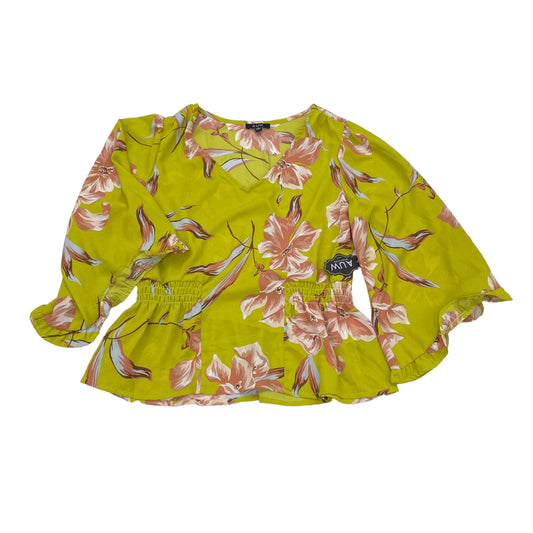 YELLOW BLOUSE LS by AUW Size:M