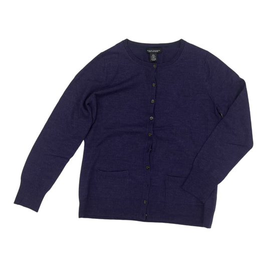 Cardigan By Banana Republic In Purple, Size:L