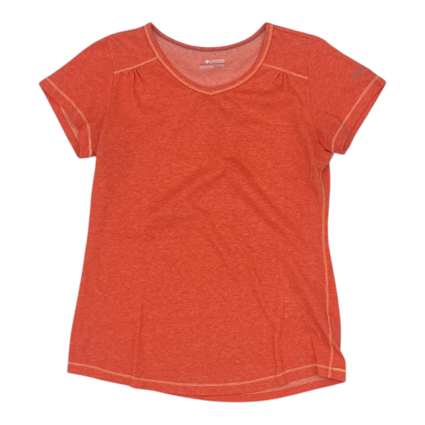 Athletic Top Ss By Columbia In Orange, Size:S