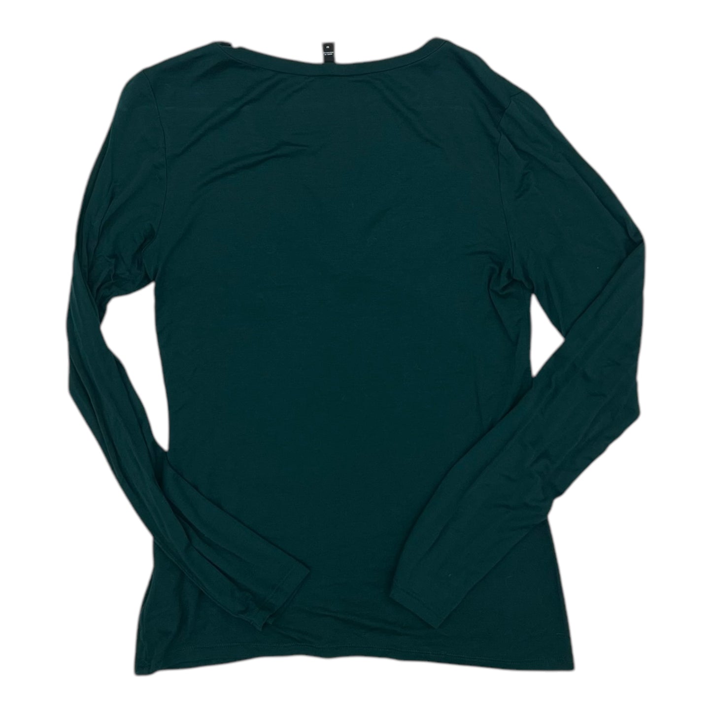 Top Ls Basic By Express In Green, Size:M