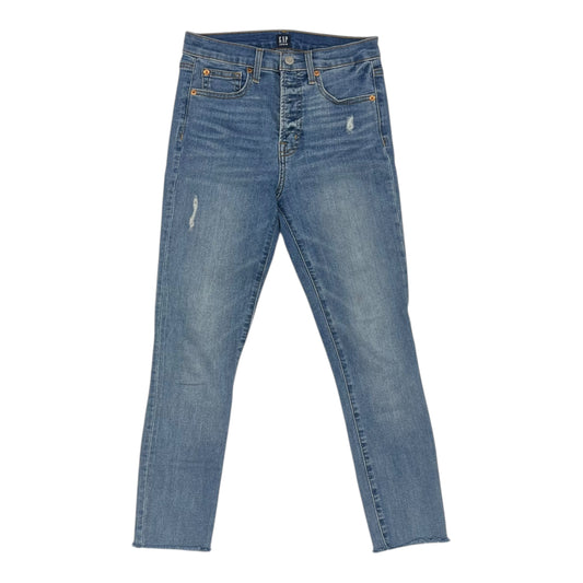 Jeans Skinny By Gap In Blue Denim, Size:2