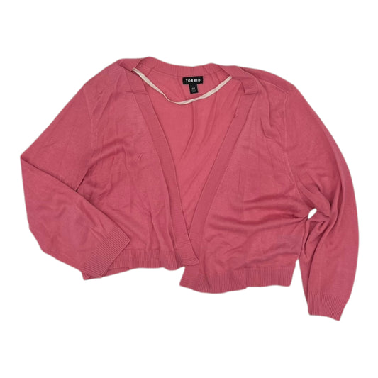 Cardigan By Torrid In Pink, Size:M