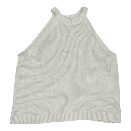 Vest Sweater By Old Navy In White, Size:3X