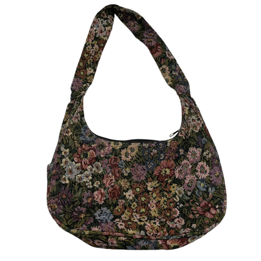 Handbag By Cme In Floral Print, Size:Small