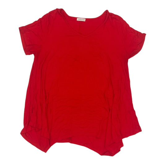 Top Ss By Cmf In Red, Size:3X