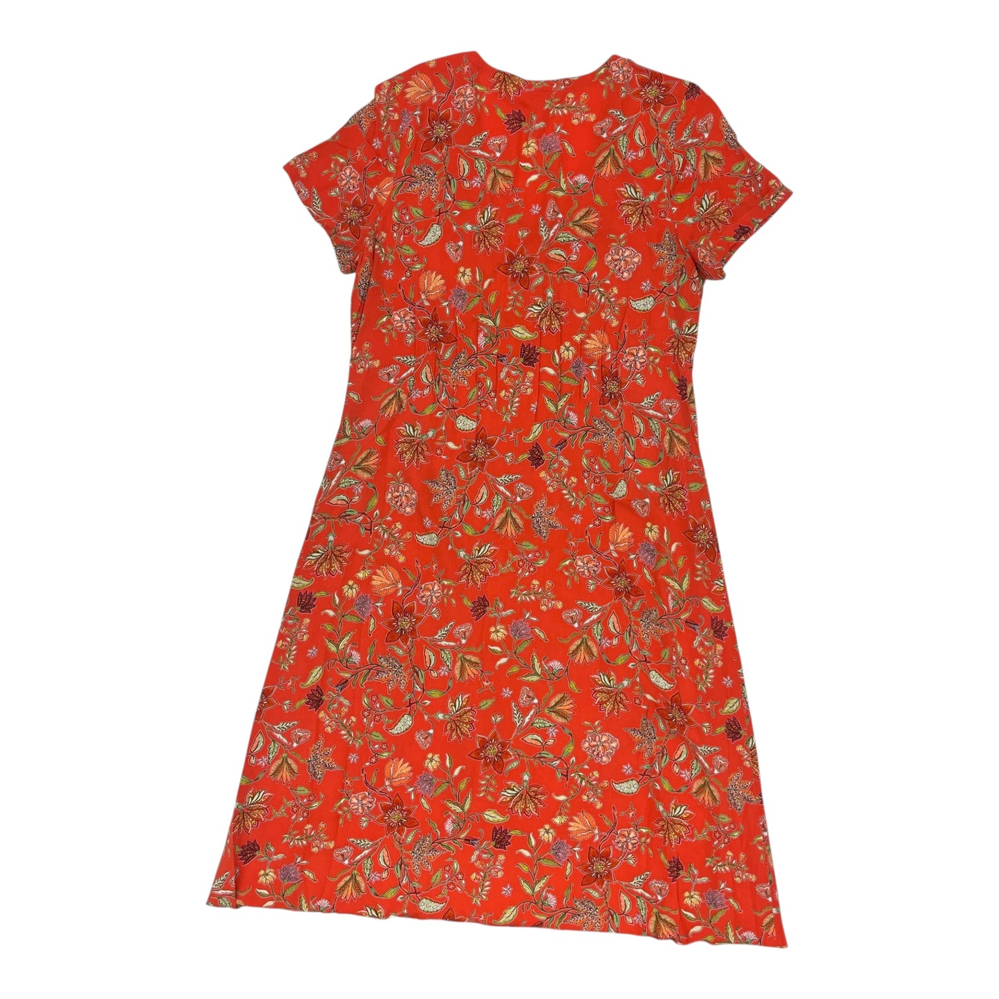 Dress Casual Maxi By J. Jill In Orange, Size:M