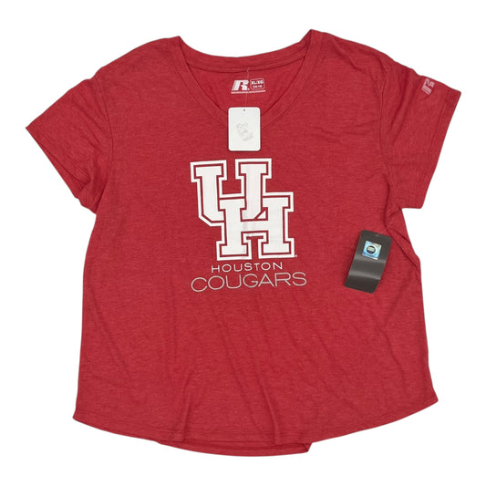 Athletic Top Ss By Russel Athletic In Red, Size:Xl