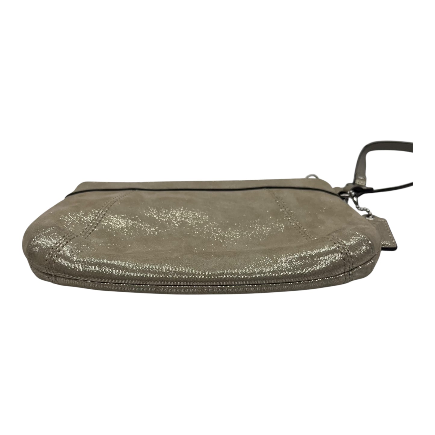 Wristlet Designer By Coach In Gold, Size:Medium