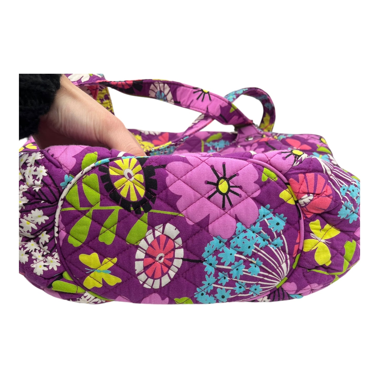 Handbag By Vera Bradley In Purple, Size:Medium