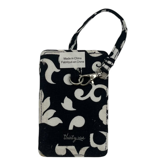 Luggage Id Tag By Thirty One In Black & Cream