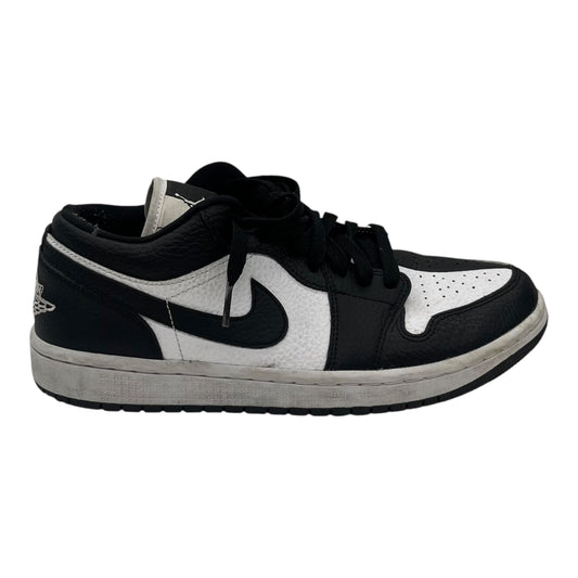 Shoes Luxury Designer By Jordan In Black & White, Size:9