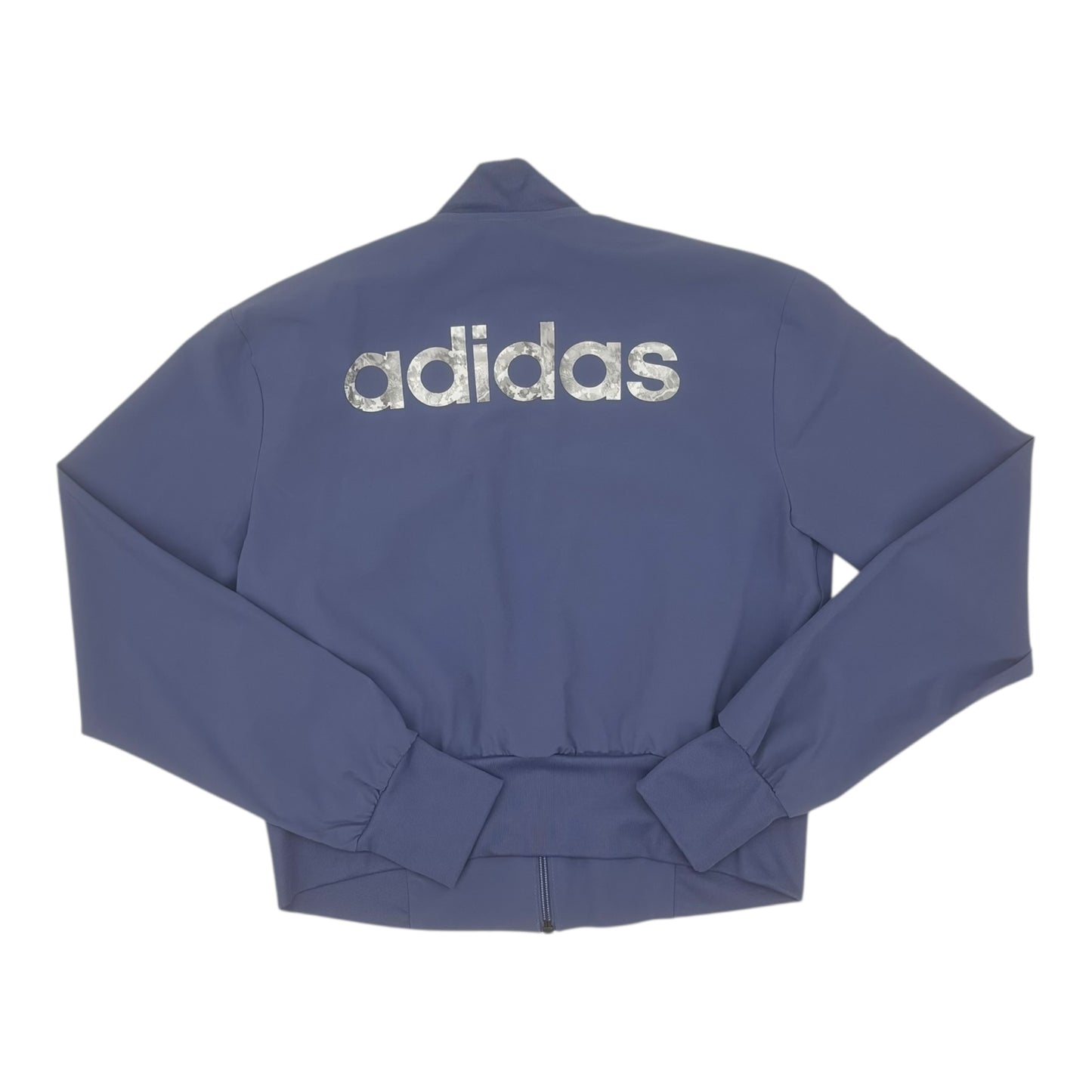 Athletic Jacket By Adidas In Blue, Size:S