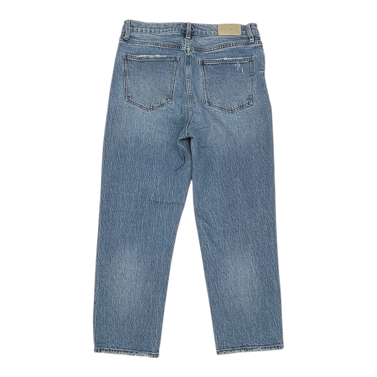 Jeans Straight By Pistola In Blue Denim, Size:10