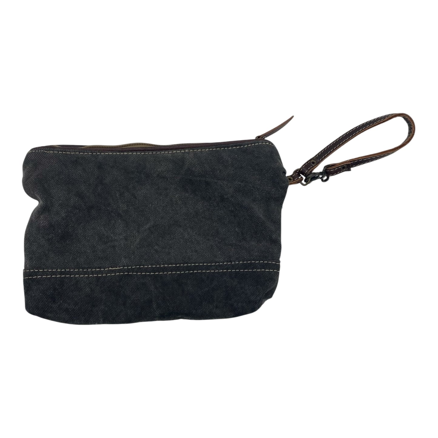 Wristlet By Myra In Black & Cream, Size:Medium