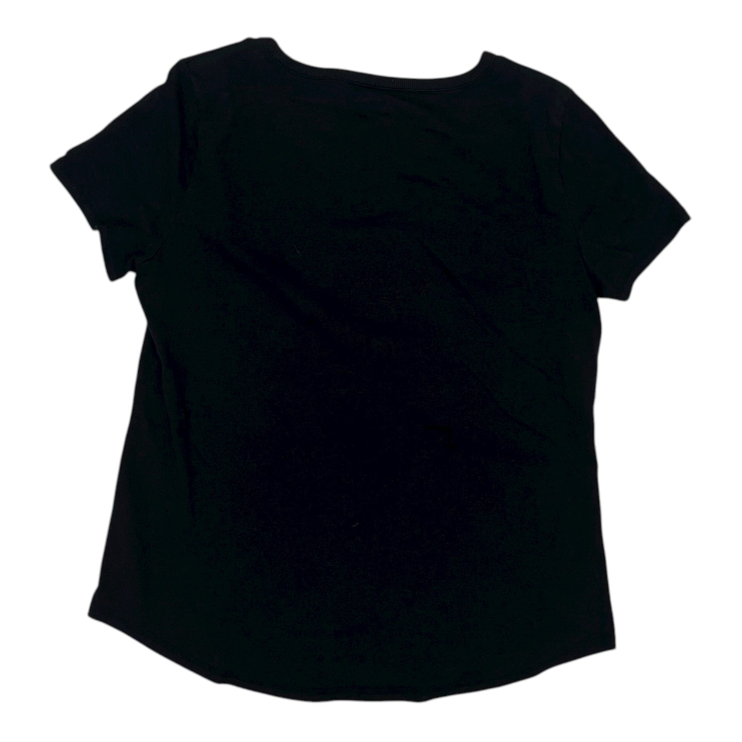 Top Ss Basic By Talbots In Black, Size:L