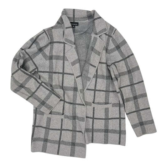 Sweater Cardigan By Fortune & Ivy In Grey, Size:Xxl