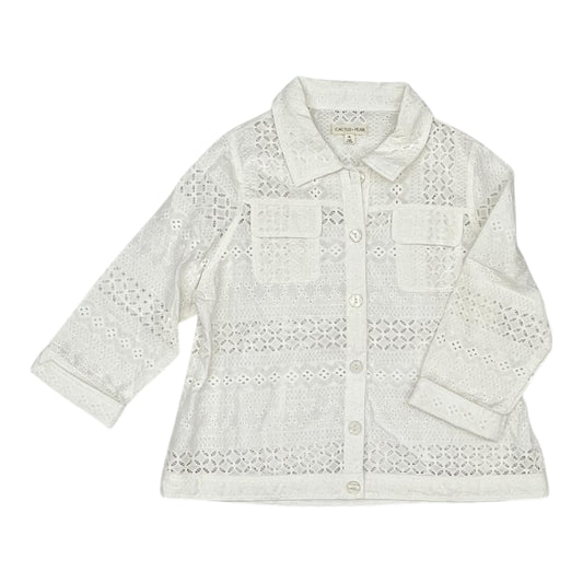 Jacket Other By Clothes Mentor In White, Size:Xl