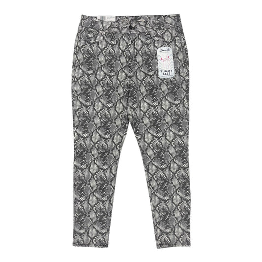 Jeans Skinny By Seven 7 In Snakeskin Print, Size:16