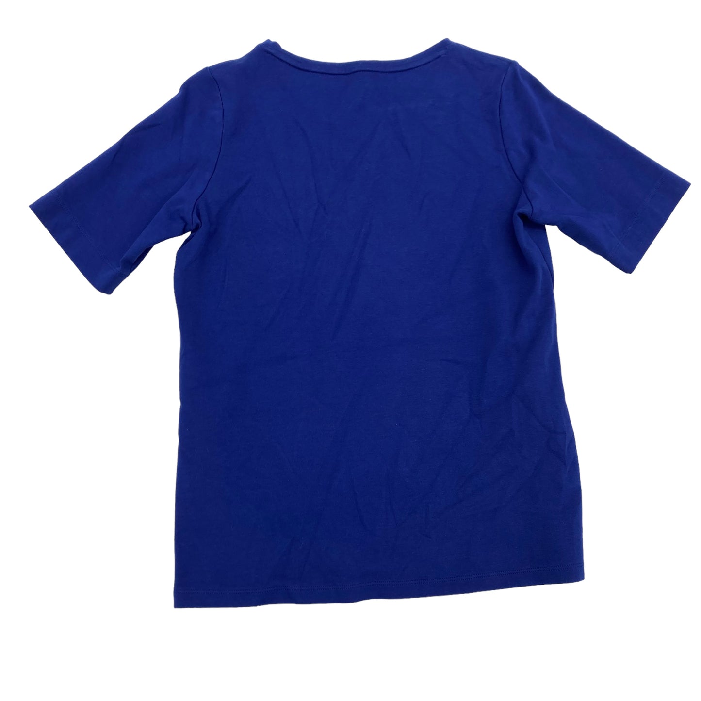 BLUE TOP SS BASIC by L.L. BEAN Size:S