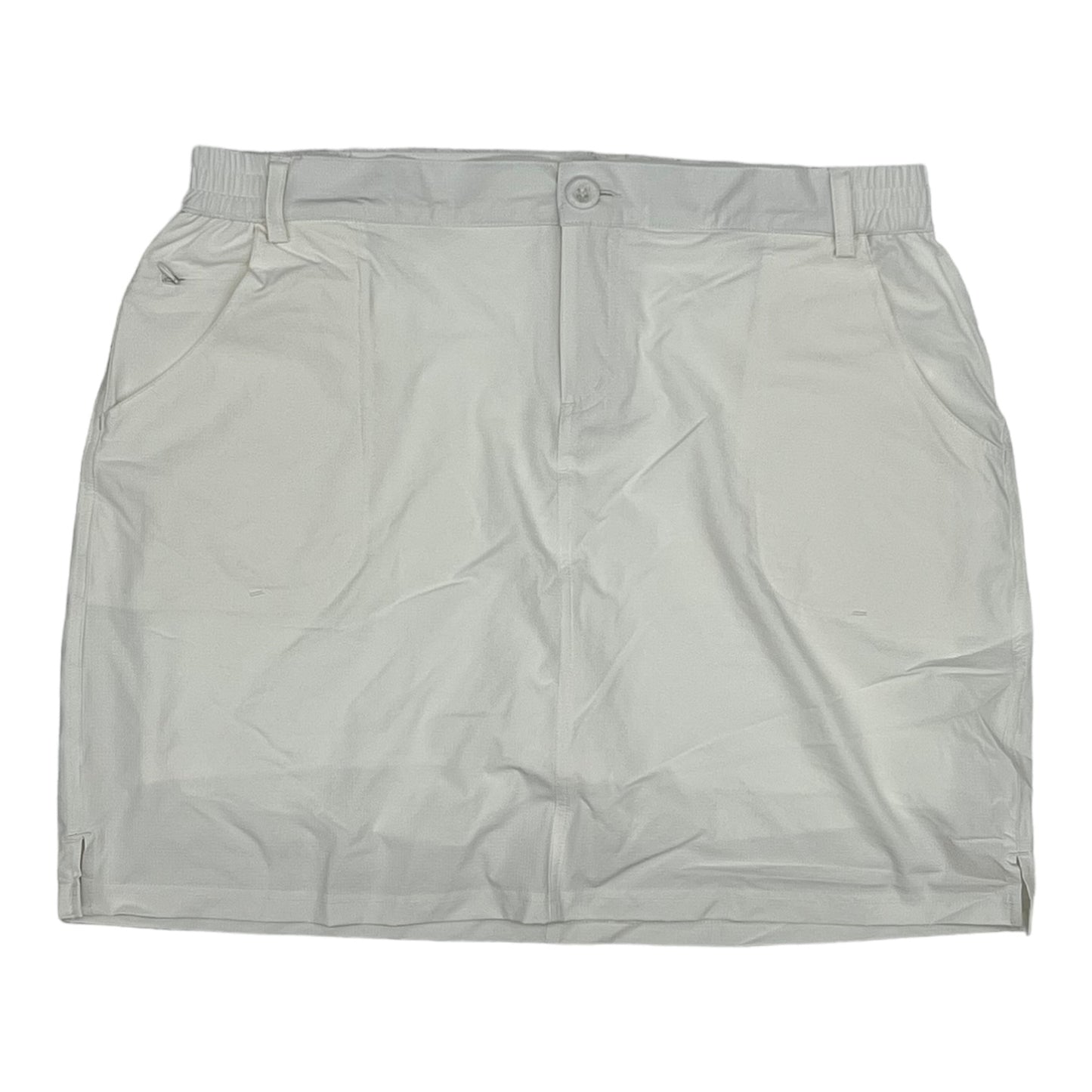 CREAM ATHLETIC SKIRT by CLOTHES MENTOR Size:XL