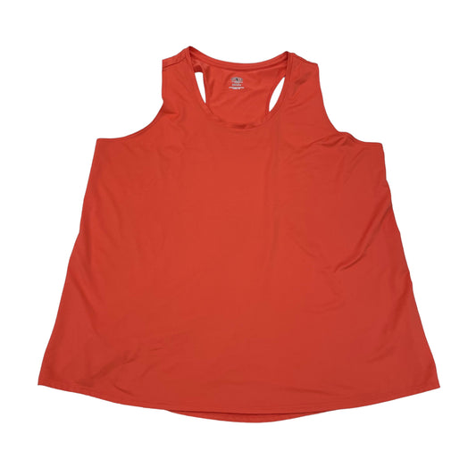 ORANGE ATHLETIC TANK TOP by ATHLETIC WORKS Size:3X