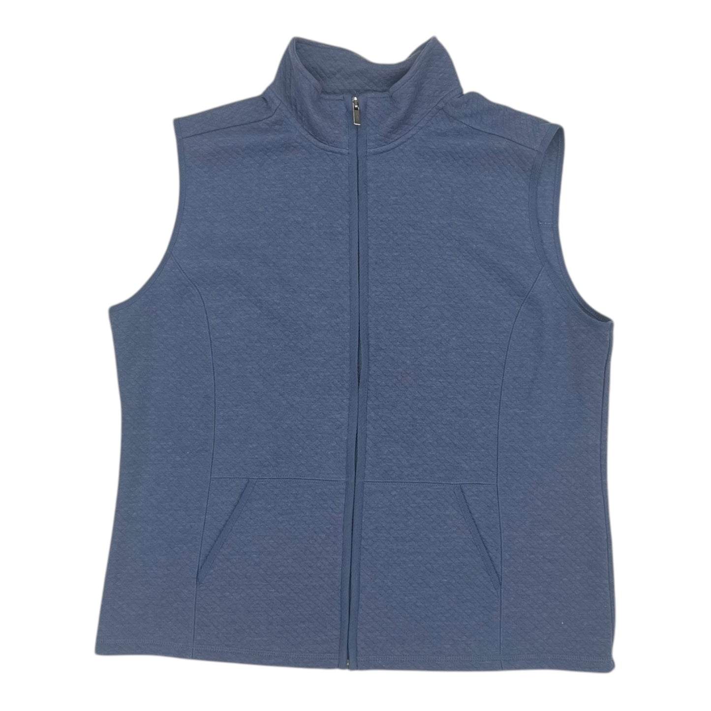 Vest Other By Karen Scott In Blue, Size:L