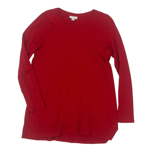 Tunic Ls By J. Jill In Red, Size:Sp