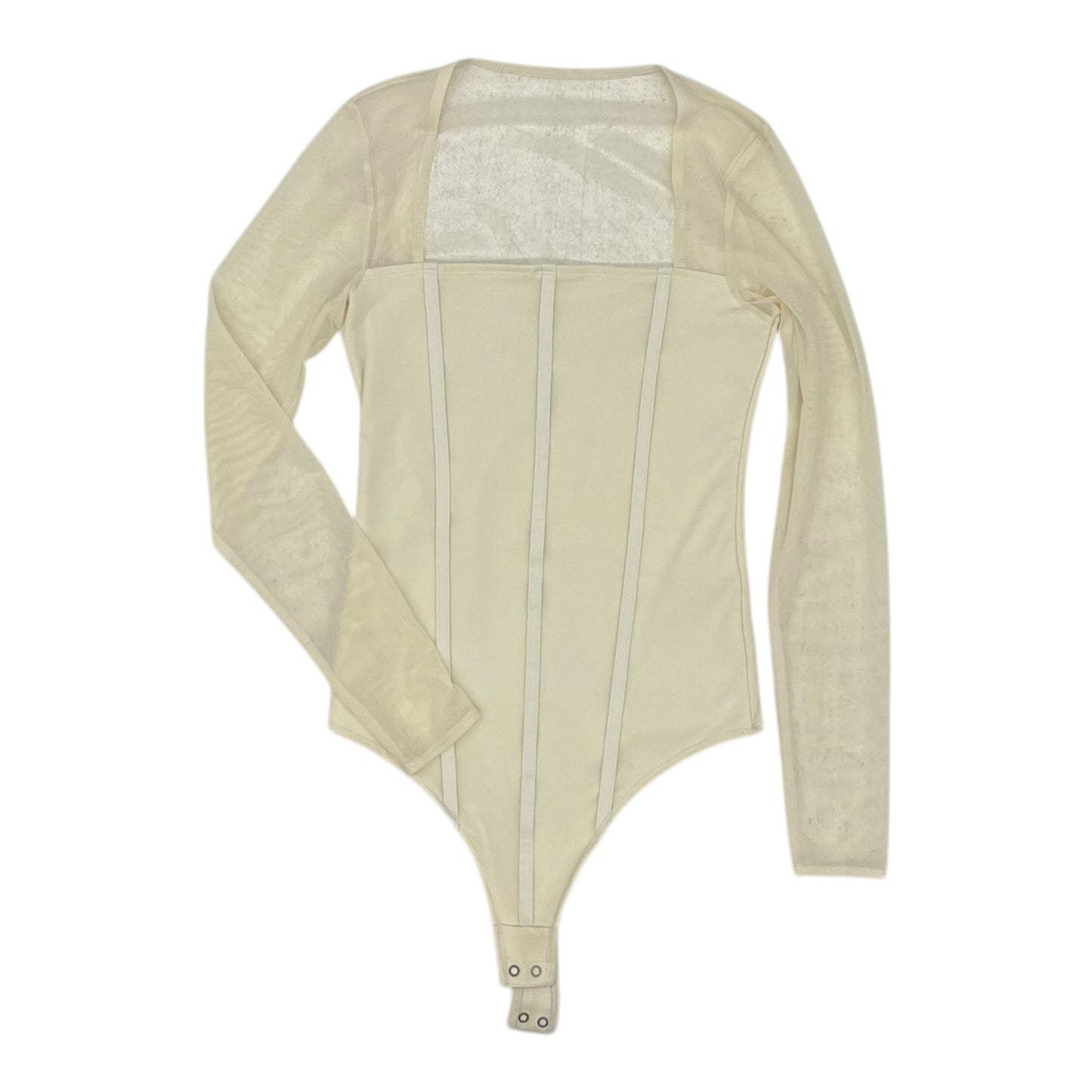 Bodysuit By Abercrombie And Fitch In Cream, Size:S
