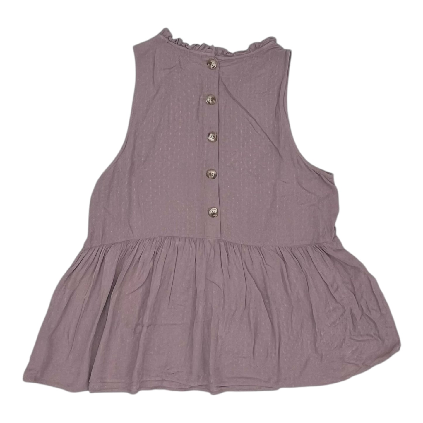 Blouse Sleeveless By Staccato In Purple, Size:S