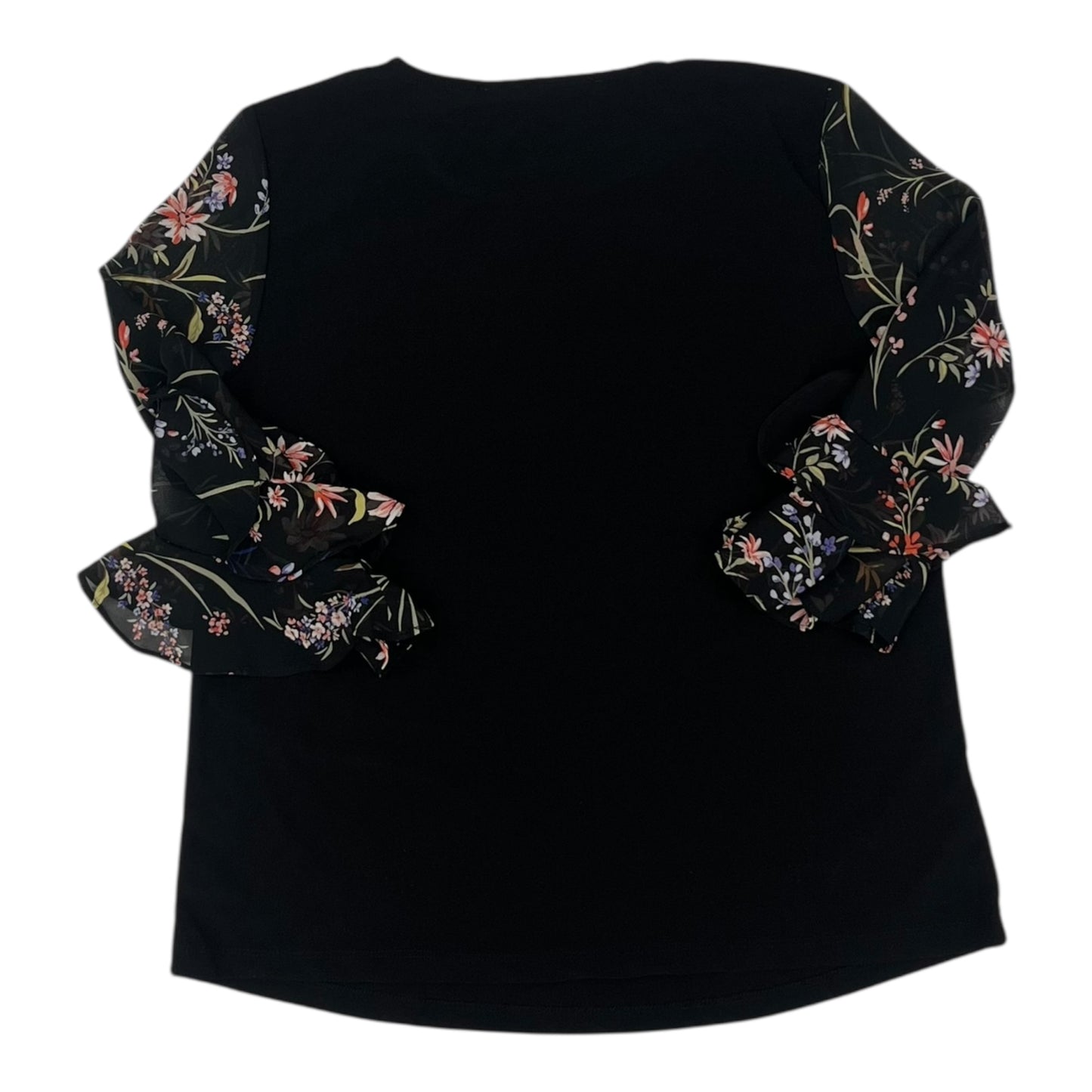 Blouse 3/4 Sleeve By Cynthia Steffe In Black, Size:S