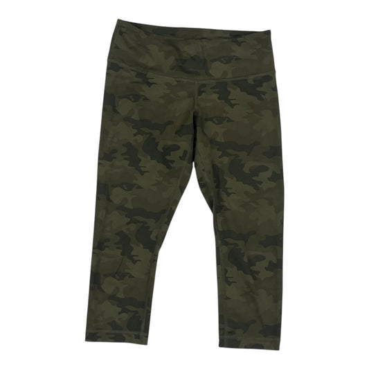 Athletic Leggings Capris By Lululemon In Green, Size:S