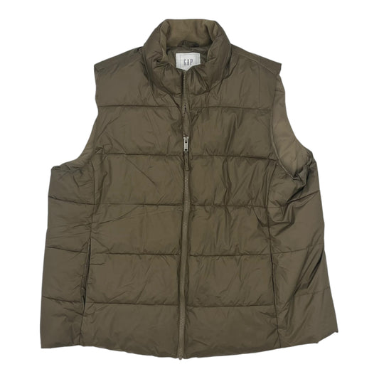 Vest Puffer & Quilted By Gap In Tan, Size:Xxl