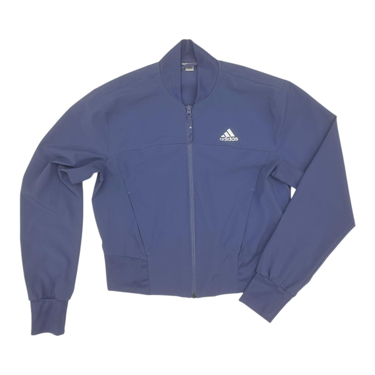 Athletic Jacket By Adidas In Blue, Size:S
