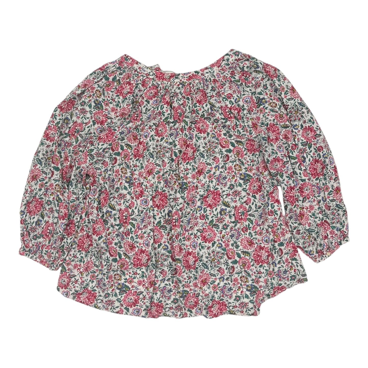 Blouse 3/4 Sleeve By Old Navy In Floral Print, Size:Xxl