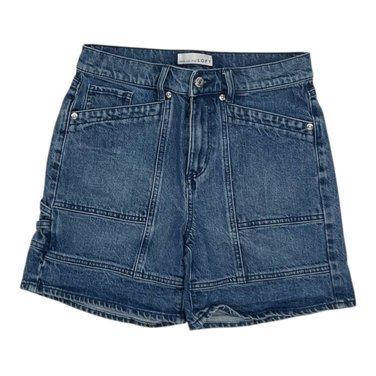 Shorts By Loft In Blue Denim, Size:0P