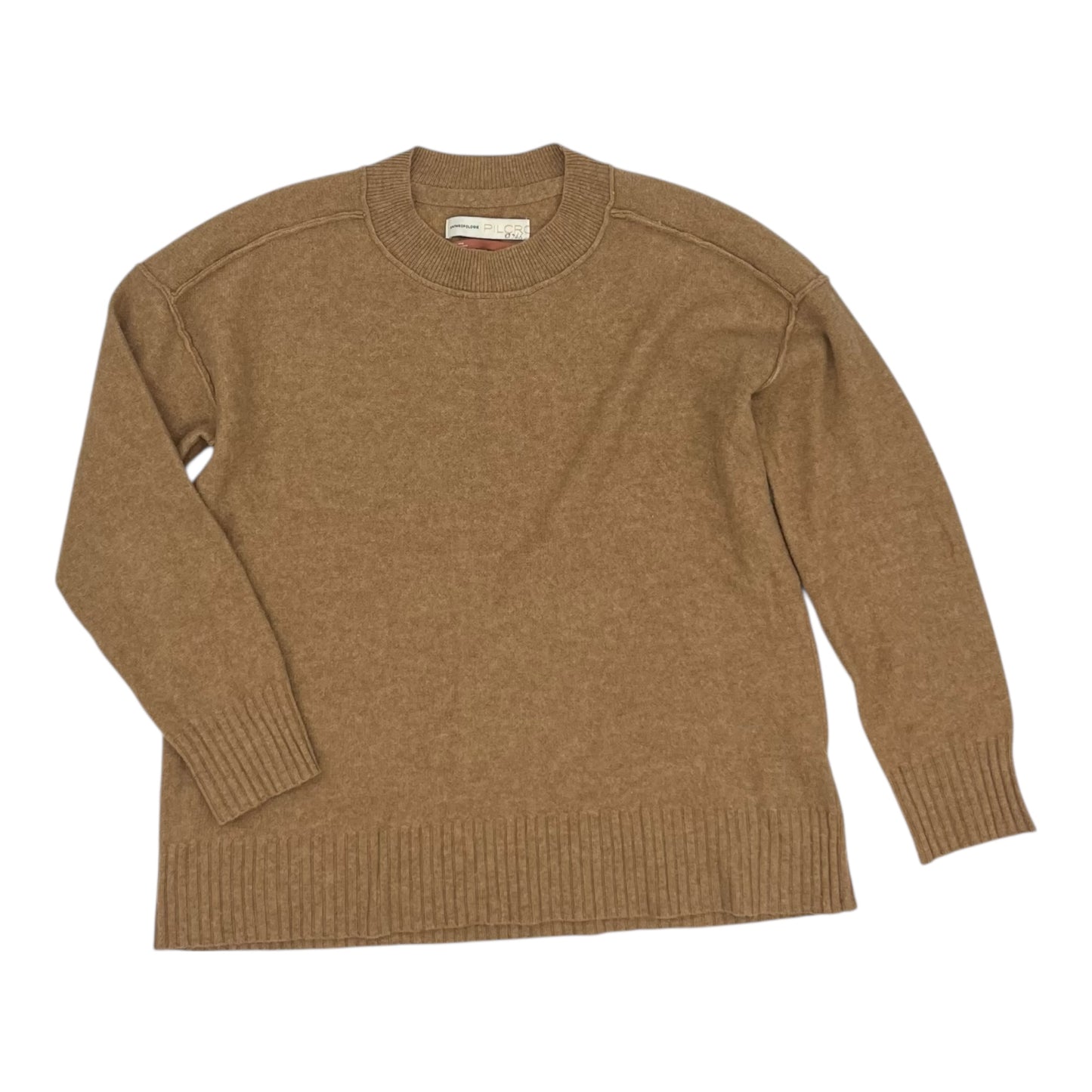 Sweater By Anthropology Basic In Brown, Size:8